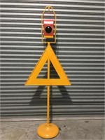 NSW Police department road hazard sign