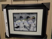 Autographed DiMaggio, Ford, Martin & Mantle