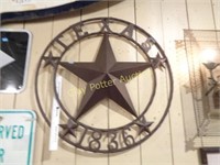 Large Metal TEXAS Wall Decor