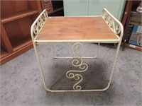 wood & Metal Accent table -Great for Patio