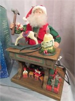Animated Santa at His Workbench