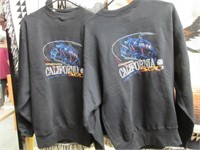 2 Embroidered Racing Sweat Shirts