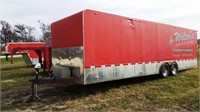 1998 Tow-Boy Bumper Hitch Enclosed Trailer