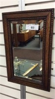 FRAMED AND BEVELED 11"x17" MIRROR