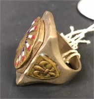 Chiefs Head Ring and Head Stick Pin