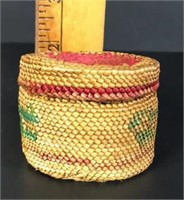Makah Very Small Lidded Basket