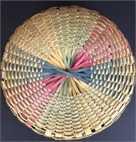 Split Ash Sewing Basket with lid