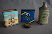 1940's Bugler, Camel, Drucker's and Freeman's Tins
