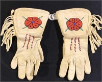 Pair of White Gauntlets (Child's Size)
