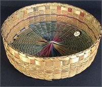 Split Ash Sewing Basket with lid