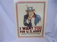 1981 US Army "I WANT YOU" poster