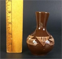 4" Vase; American Horse