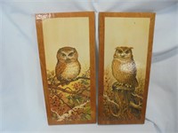 Wooden Owl Wall Hangings