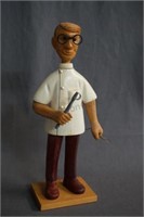 Romer Hand Carved Wooden Dentist Figure