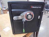 Sentry Safe w / key and combination