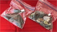 Two bags of arrowheads, 53 inch size and the