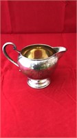 Sterling silver Creamer, Marked sterling on the
