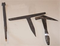 3 slate tools-slaters anvil 14.75" top x 10.5"h