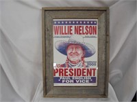 Wilson Nelson in barnwood frame