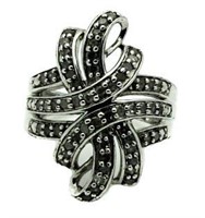 Gorgeous 1.00 ct Diamond Ribbon Ring