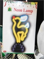 NEON REINDEER LAMP