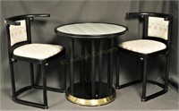 Wittmann Art Deco Table And Chairs. Fledermaus