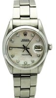 Men's Oyster Date MOP Diamond Rolex Watch