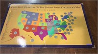 State quarter collectors map that’s complete, 50