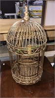 Gold bird cage, two spots for wine bottles,  21