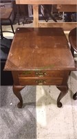 Colonial furniture company cherry queenanne two