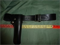 Hunter .22 Cal Leather Cartridge Belt & Holster