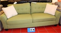Pryor Tufted Linen Sofa