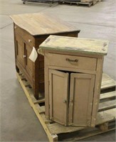 (2) Vintage Night Stands, Approx 20"x30"x29" &
