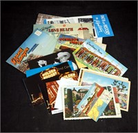 Vintage Post Cards Travel Maps Souvenir Lot