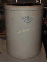 Antique Crown 15 Gallon Stoneware Heavy Crock