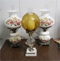 (3) Vintage Lamps