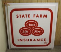 State Farm Insurance Plastic Sign, Approx 48"