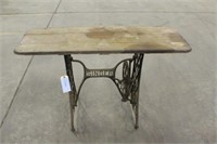 Vintage Singer Sewing Table, Approx 17"x48"x30"