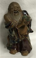 19th Century Chinese Flambe Figure