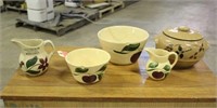 (4) Pieces of Watt Pottery & Cookie Jar