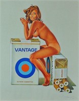 MEL RAMOS COLOR LITHOGRAPH - VANTAGE