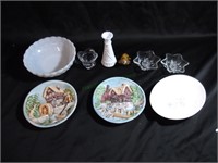 9pc Misc Collectible Glass lot