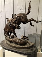 Frederic Remington Sculpture, Wicked Pony