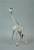 TALL HEREND BLACK FISHNET GIRAFFE