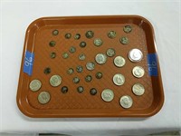 Lot Of Us Silver Coins As Shown