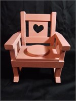Pink Doll Portable Potty Chair