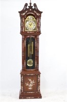 Inlaid Tall Clock with mother of pearl