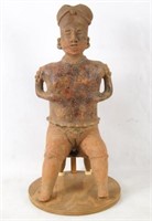 Colima (Southwest) Pihuamo seated female figure