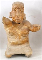 Jalisco earthenware female figure