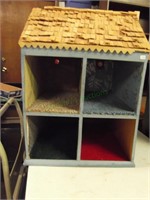 Homemade 4 Section Dolls House